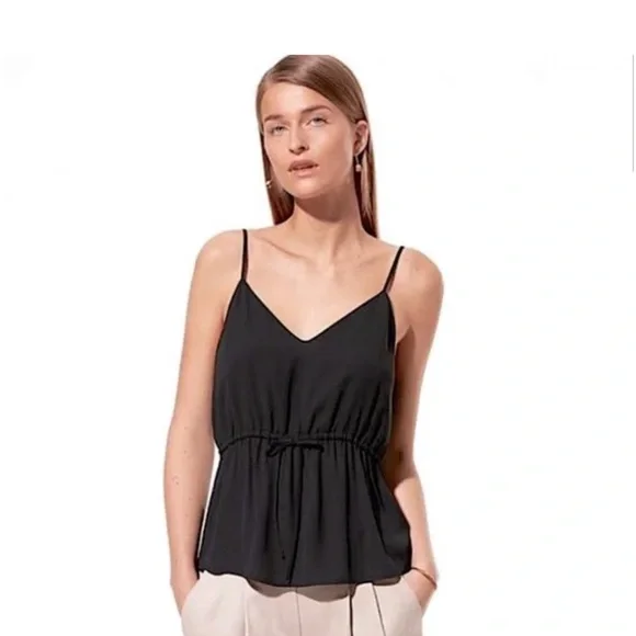Aritzia Babaton Black V-neck Warren Cami - Picture 3 of 7